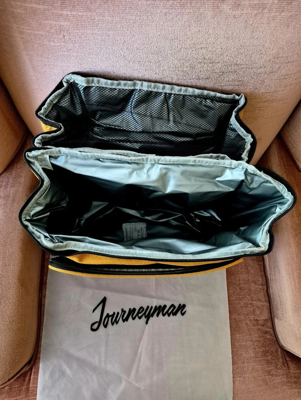NWOT Journeyman Mustard Canvas Cooler Backpack